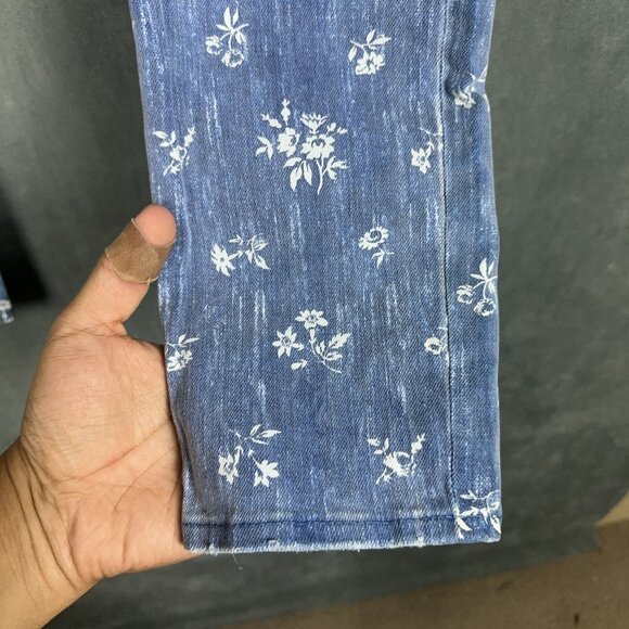 Polo Ralph Lauren Jeans Womens 26 High Rise Slim Fit Floral Print NWOT - Picture 5 of 14